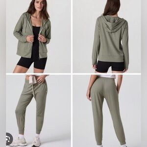 SOLD***Vuori Performance Dream Knit halo Laurel Green jogger set